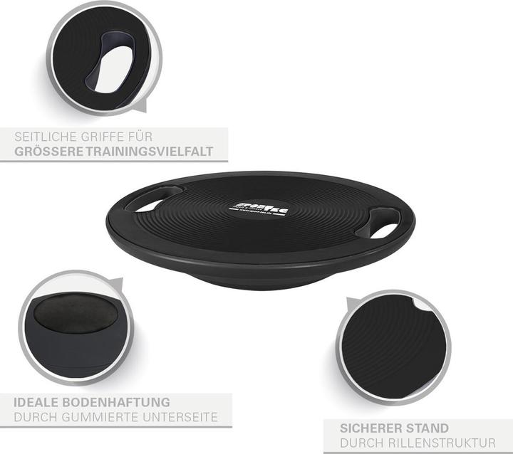 Produktbild Sport-Tec Balance Board mit Griffen, Durchmesser 40cm, schwarz