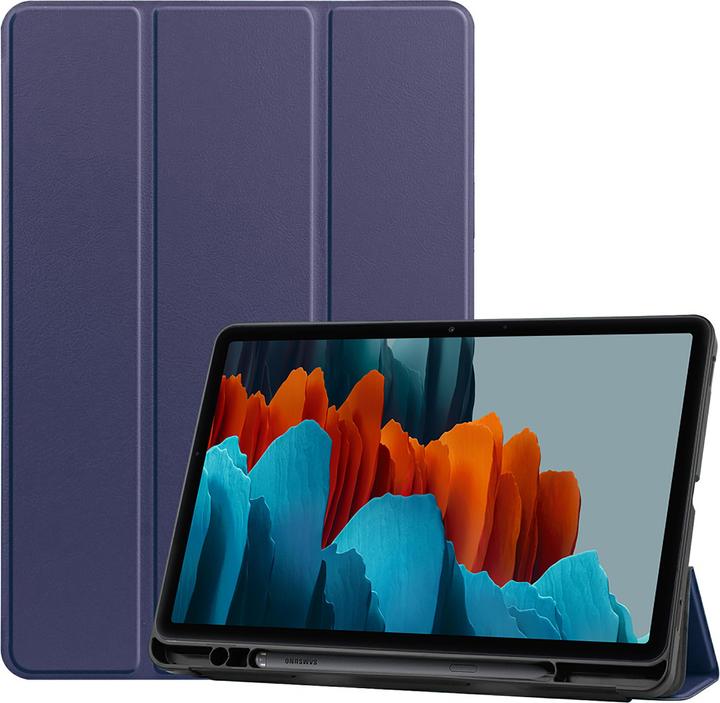Actual product image Cazy Premium Smart Case Compatible with Samsung Galaxy Tab S7 - Protective case cover with pen holder - (Galaxy Tab S7)