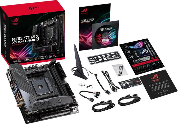 Produktbild ASUS ROG Strix X570-I Gaming (AM4, AMD X570, Mini-ITX)