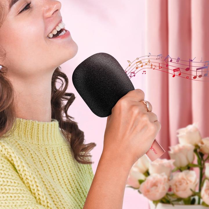 Actual product image Maxlife Bluetooth microphone with speaker MXBM-600 pink
