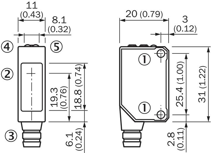 Produktbild Sick WL8-P1131 (3 m)