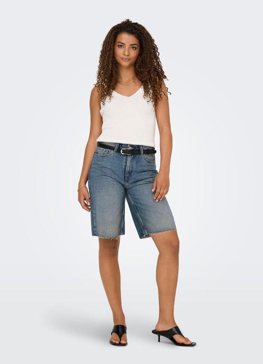 Image du produit Only ONLCARO Hohe Taille Locker geschnitten Jeans-Shorts Jeans-Shorts (S)