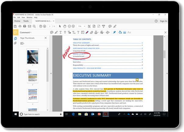 Produktbild Microsoft Surface Go (10", Intel Pentium Gold 4415Y, 4 GB, 64 GB)