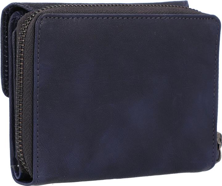 Immagine prodotto Mika Portafoglio da donna, in pelle, colore: navy