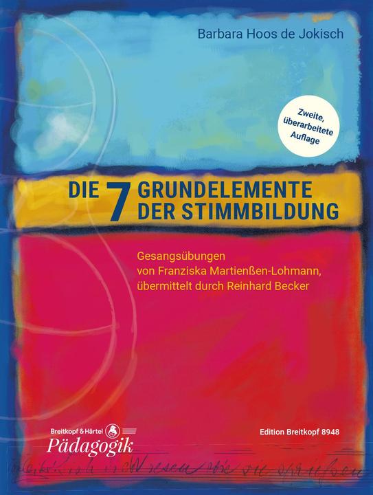 Produktbild Die sieben Grundelemente der Stimmbildung (Deutsch, Barbara Hoos de Jokisch, 2020)