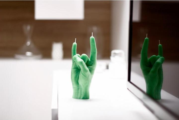 Produktbild Candle Hand You Rock (1 Stk.)