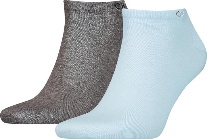 Produktbild Calvin Klein Men's Sneaker 2 Pack Socks, Light Blue, 43/46 (43 - 46)