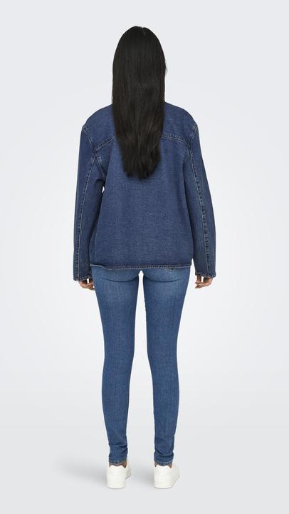 Actual product image Only Fly-away collar denim jacket Denim jacket (S)