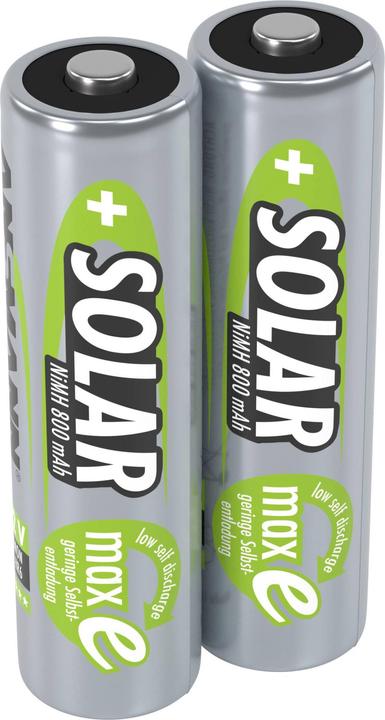 Image du produit Ansmann NiMH HR03 Sol (2 pcs, AAA, 550 mAh, Batterie)