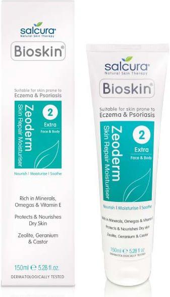 Produktbild Salcura Skincare Bioskin Zeoderm Skin Repair Moisturiser Feuchtigkeitscreme für den Körper Unisex 15 (Körpercreme, 150 ml)