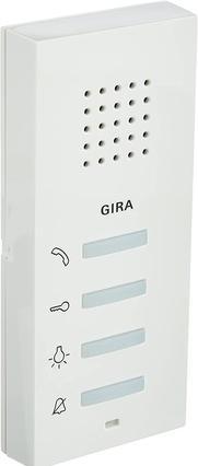 Actual product image Gira 125003 - Cordless - 0 - 50 °C - White - Stainless steel - AC/DC - 55 mm (Wireless)