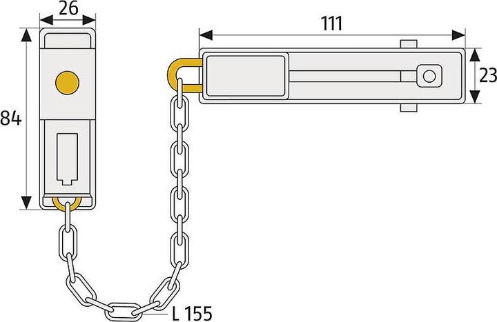 Immagine prodotto Abus SK78 B B/DFNLI