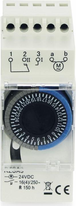 Actual product image Reltech Timer RZSA3, 24 V-, DIN rail, analogue