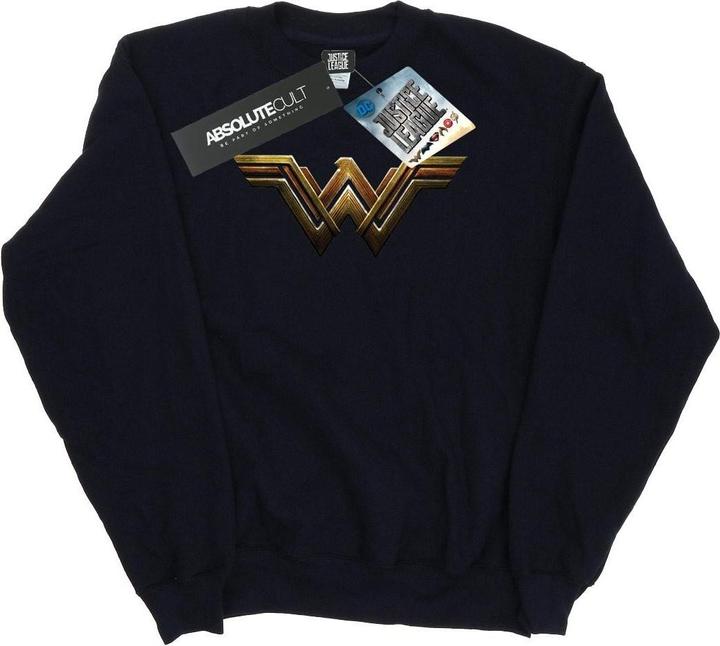 Actual product image Womens/Ladies Justice League Movie Wonder Woman Emblem Sweatshirt (XL)