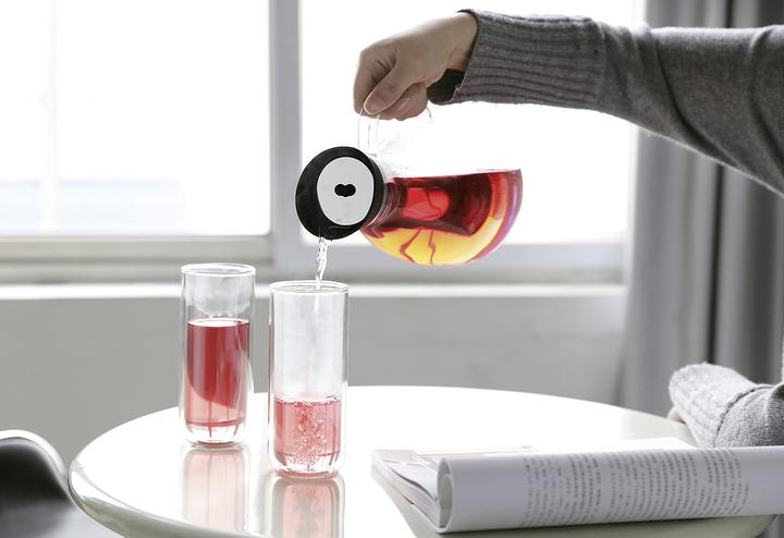 Produktbild Viva Eistee Karaffe Glas/Sil./ES 2l (2 l)