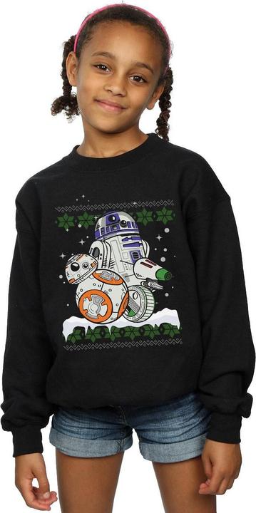 Produktbild Star Wars The Rise Of Skywalker Rolling This Christmas Sweatshirt Mädchen (152, 158)