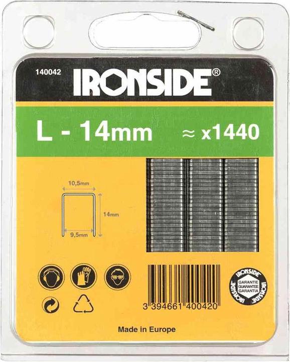 Ironside Heftklammer 14 mm,L (1440 x)
