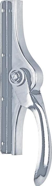 Produktbild Strenger Tortreibriegel Torverschluss aufliegend, 10 x 10 mm, Hub 20 mm, Stahl verzinkt (1 Stk.)