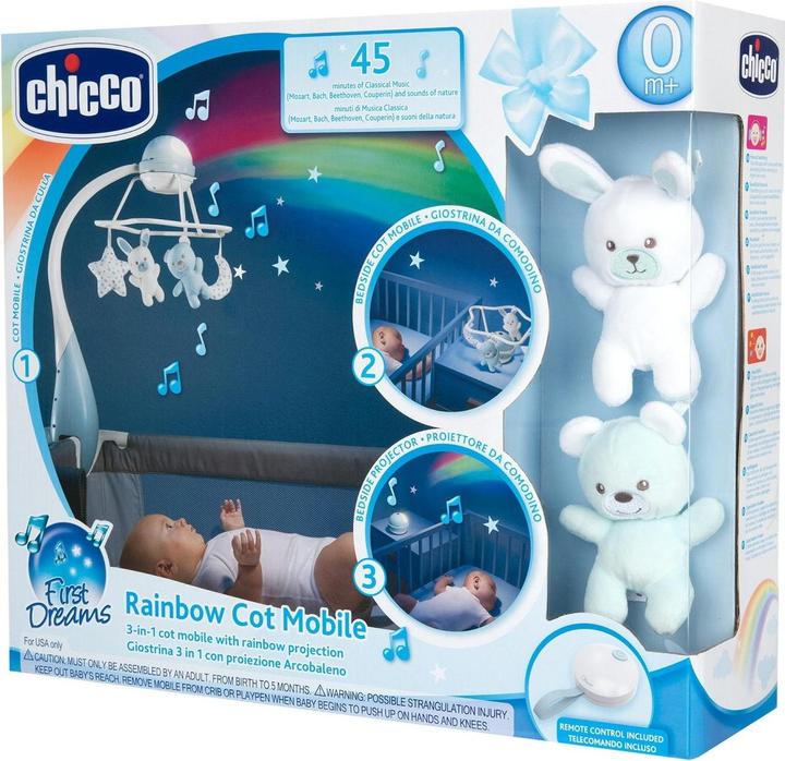 Actual product image Chicco Rainbow Mobile 3-in-1 Blue