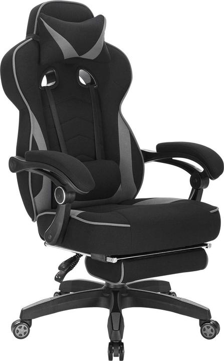 Image du produit Woltu Chaise de jeu, gris, tissu