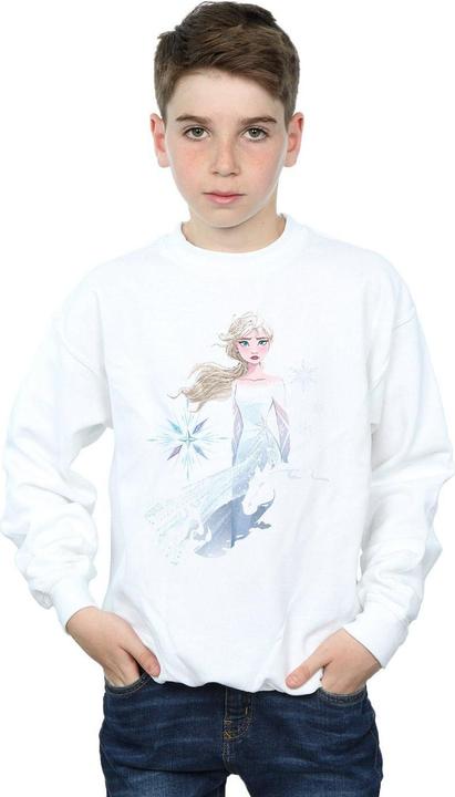 Actual product image Disney Boys Frozen 2 Elsa Nokk Silhouette Sweatshirt (116)