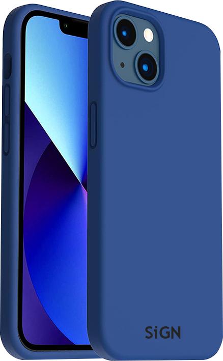 Actual product image SIGN Liquid Silicone Case for iPhone 14 Plus - Sea Blue (Apple iPhone 14 Plus)