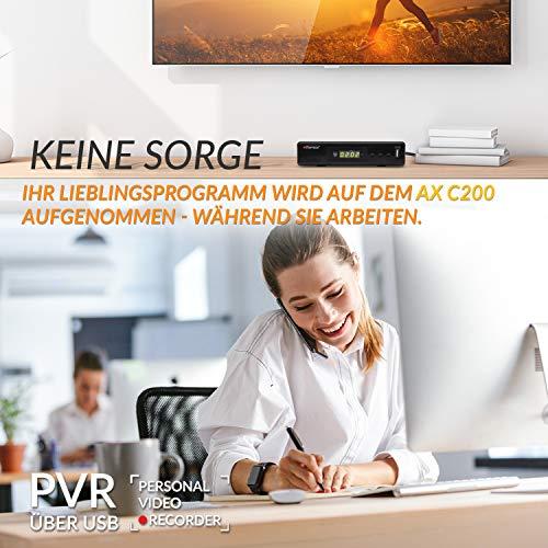 Produktbild Opticum HD Kabelreceiver C200 PVR, schwarz (DVB-C/T2/S2)