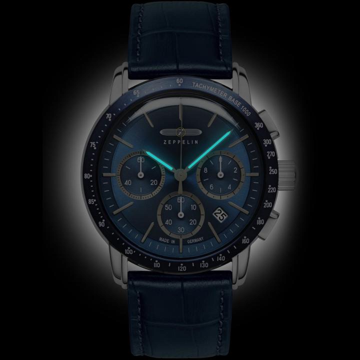 Actual product image Zeppelin New York 88783 Quartz 42mm watch (Chronograph, 42 mm)