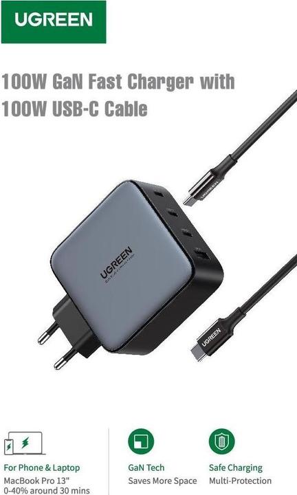 Produktbild Ugreen Nexode Bundle (100 W)