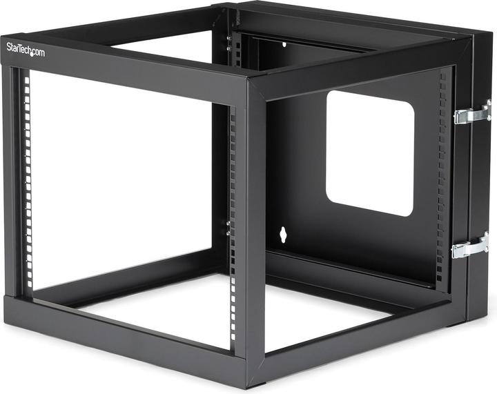 Image du produit StarTech Rack serveur ouvert 8 U 19 pouces avec charnière - profondeur 55cm (8 HE, Rack 19 pouces)