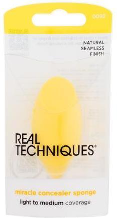 Produktbild Real Techniques Miracle Concealer Sponge Makeup Blending Sponge Elongated Shape Precise Application Yellow Sponge