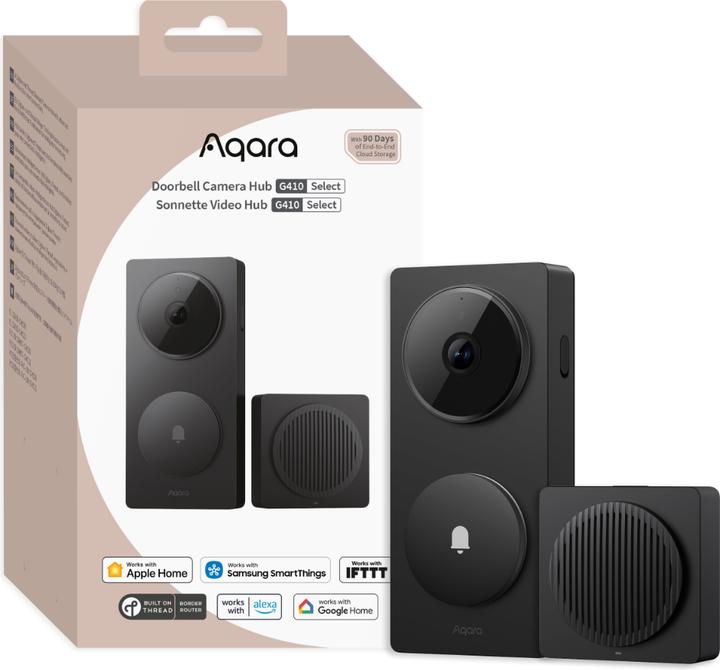 Produktbild Aqara Smart Video Doorbell G410 *schwarz* (WLAN)