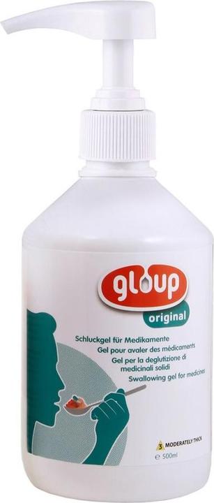 Produktbild Gloup Schluck Gel für Medikamente Original mit Erdbeer-Bananen-Aroma (1 x, 500 ml, 611 g)