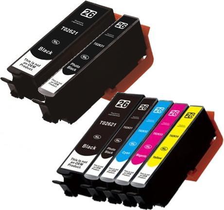 Actual product image Hermex Compatible Ink Cartridge XL for Epson Expression Premium XP-810 (M, Y, FC, PBK, C)