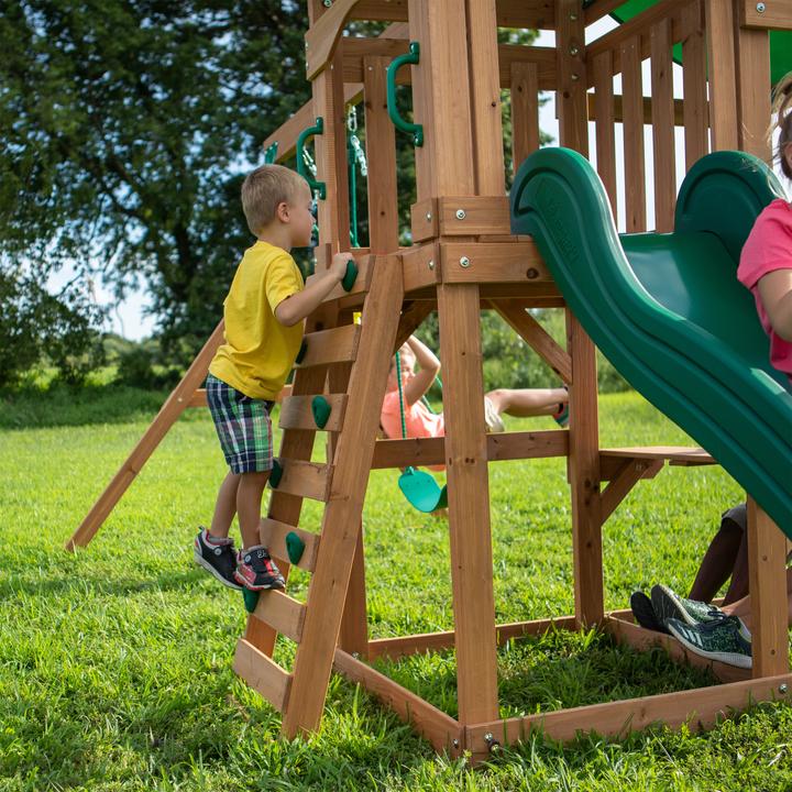 Immagine prodotto Backyard Discovery Torre di gioco Belmont con altalene e scivolo