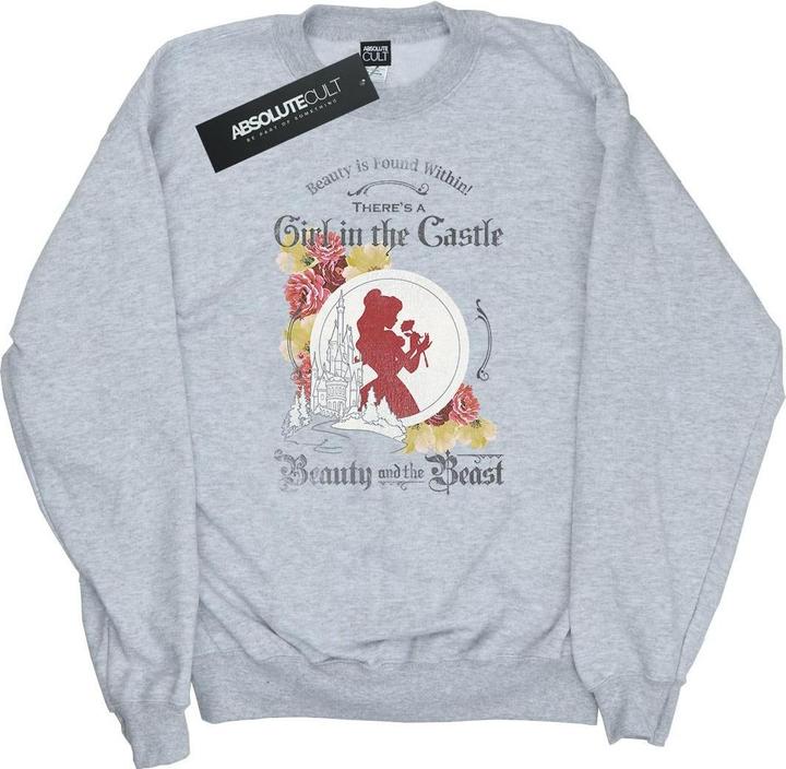 Actual product image Beauty And The Beast Womens/Ladies Girl In The Castle Sweatshirt (XXL)