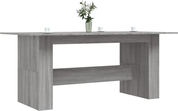 Actual product image VidaXL Esstisch Grau Sonoma 180x90x76 cm Holzwerkstoff,Farbe (180 x 90 x 76 cm)