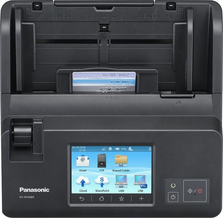 Produktbild Panasonic KV-N1058X A4 Netzwerk-Scanner 65ppm / 130 ipm Touchscreen Wi-Fi LAN 100 Blatt ADF (USB, WLAN)