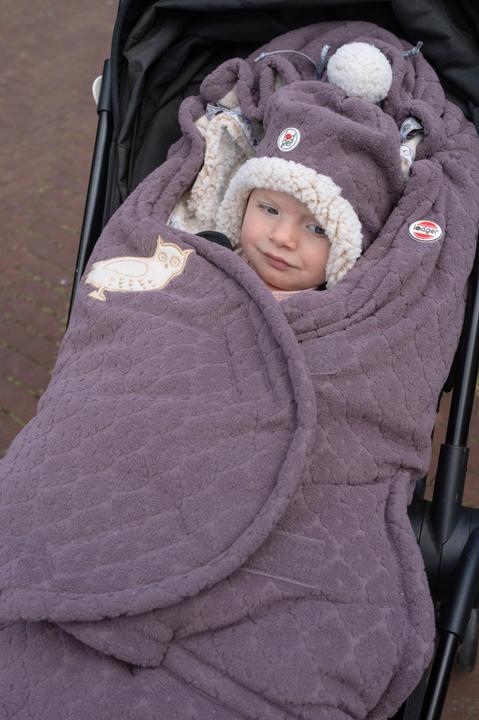 Image du produit Lodger Bonnet d'hiver Folklore Fleece Mauve 1-2 ans (86/92)