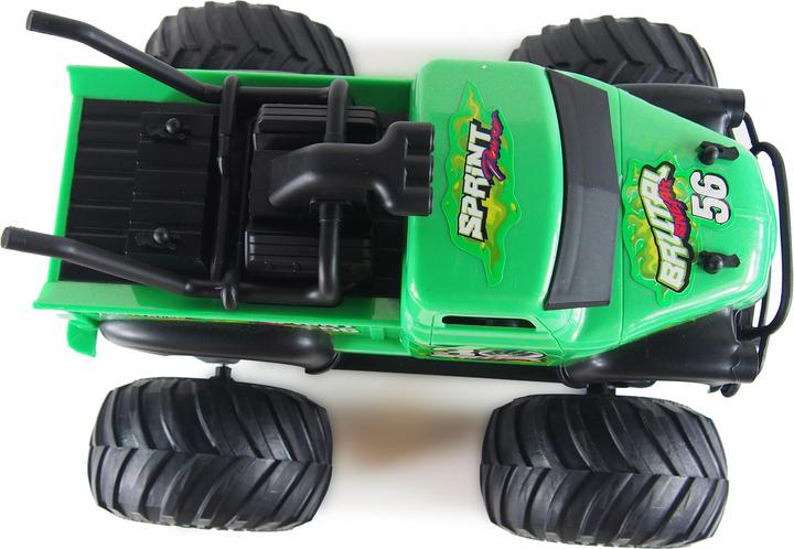 Actual product image Amewi Crazy Monster Truck Electric Brushed 2WD 1:16 RTR green (RTR Ready-to-Run)