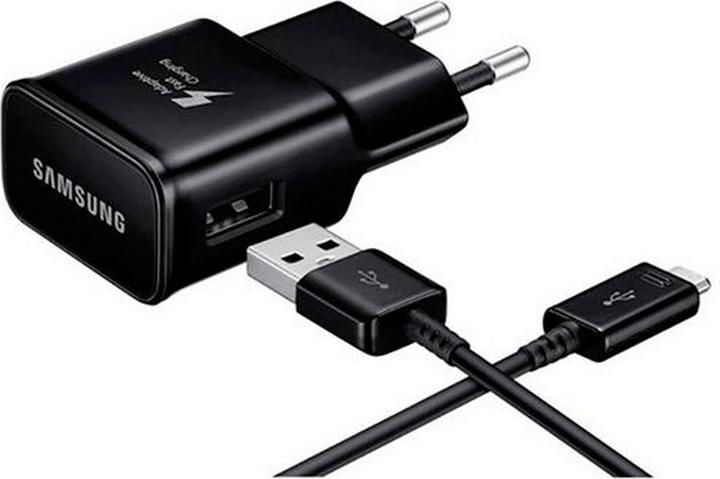 Immagine prodotto Samsung Adattatore di ricarica USB con funzione di ricarica rapida + cavo micro USB EP-TA20 (15 W)