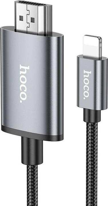 Produktbild Hoco Lightning to HDMI Video Kabel UA27, 2m, Grau