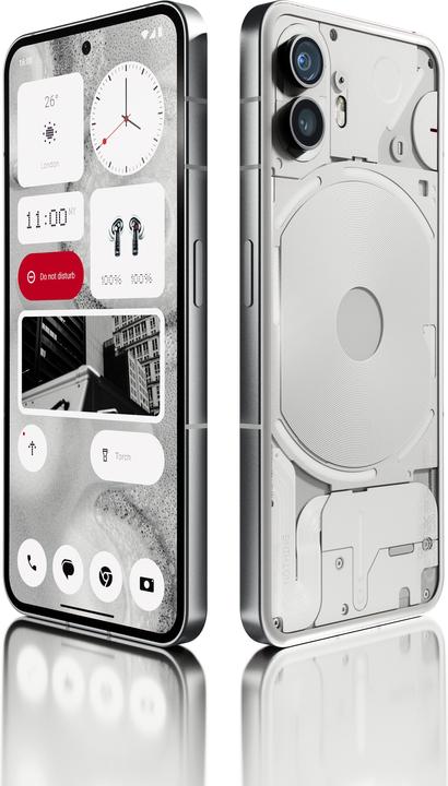 Immagine prodotto Nothing Telefono (2) (512 GB, Bianco, 6.70", Doppia SIM, 50 Mpx, 5G)