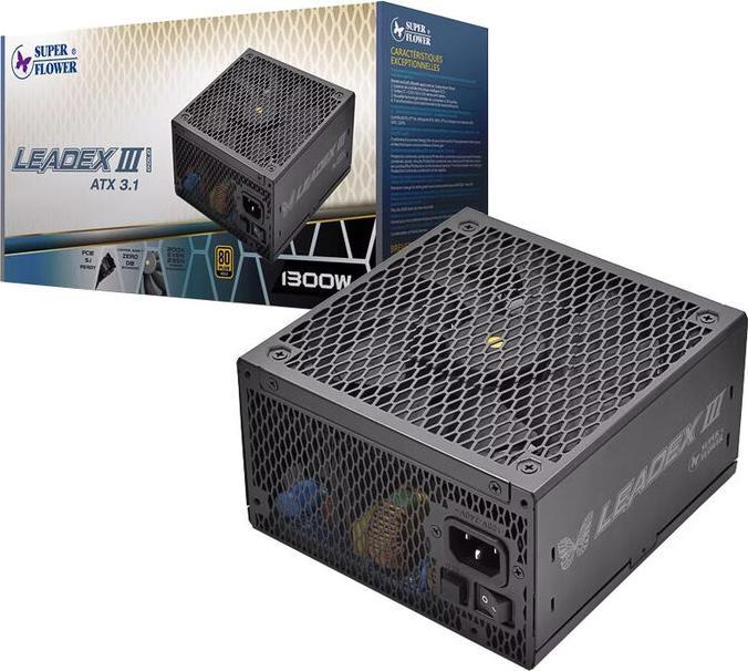 Image du produit Super Flower LEADEX III GOLD UP 1300W 80 PLUS Gold Netzteil, PCIe 5.1, ATX 3.1 - 1.300 Watt, schwarz (1.30 W)