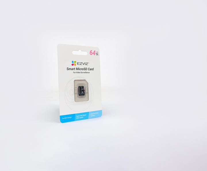 Image du produit EZVIZ Carte Micro SD 64Gb (32 Go, microSDXC, U3, UHS-I)