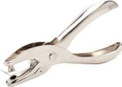 Rayher Hobby 8929000 Hole Punch, Length 12.5cm, Hole Diameter 6mm, Metal Hole Punch