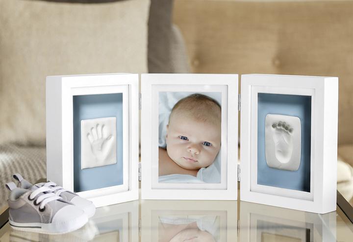 Actual product image Pearhead Table Photo frame with impression material