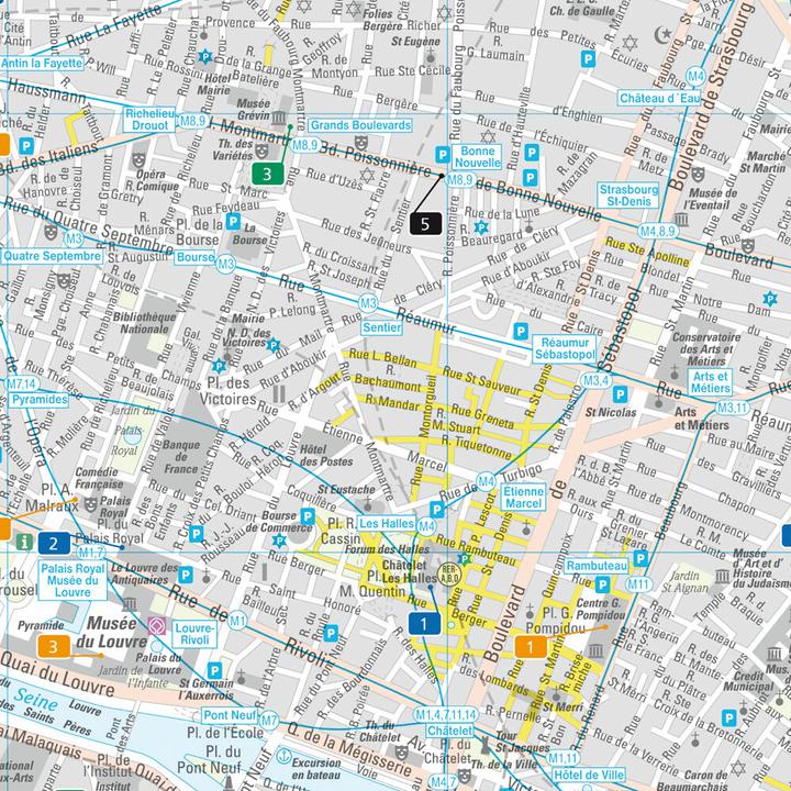 Produktbild Paris, Stadtplan 1:11.000, freytag & be