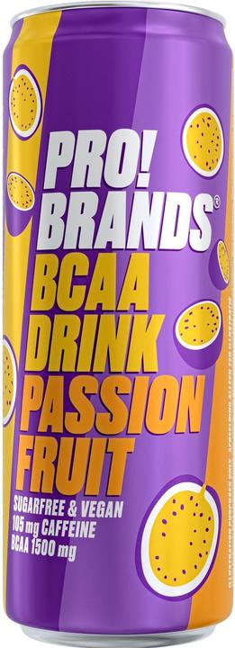 Actual product image Pro!Brands BCAA Drink Passion Fruit (330ml) (Passion fruit, 1 x)