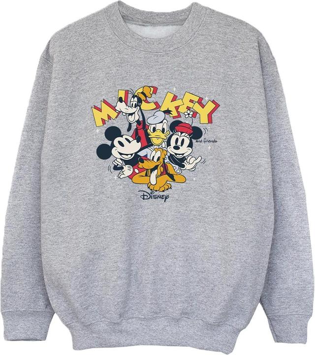 Actual product image Disney Boys Mickey Mouse Group Sweatshirt (140, 146)